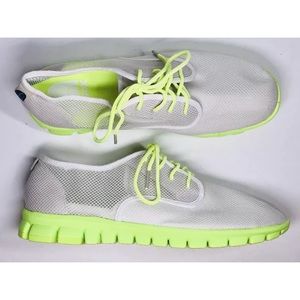 NO SOX Winkle shoes Women’s 9.5 White Lime Green